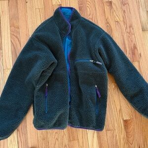 Patagonia reversible Sherpa/ shell jacket